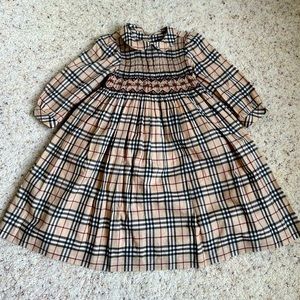 Rare Victorian Style smocked Burberry Dress